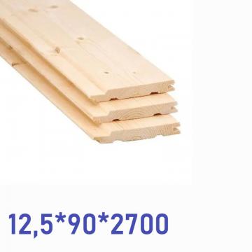 евровагонка 12,5*90*2700 ав (уп. 10шт)